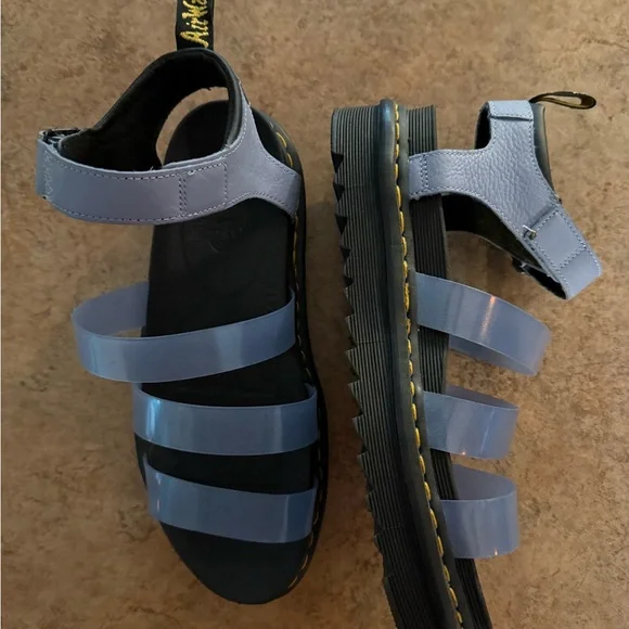 Size 11 women’s purple Doc Martens sandals - Picture 3 of 5